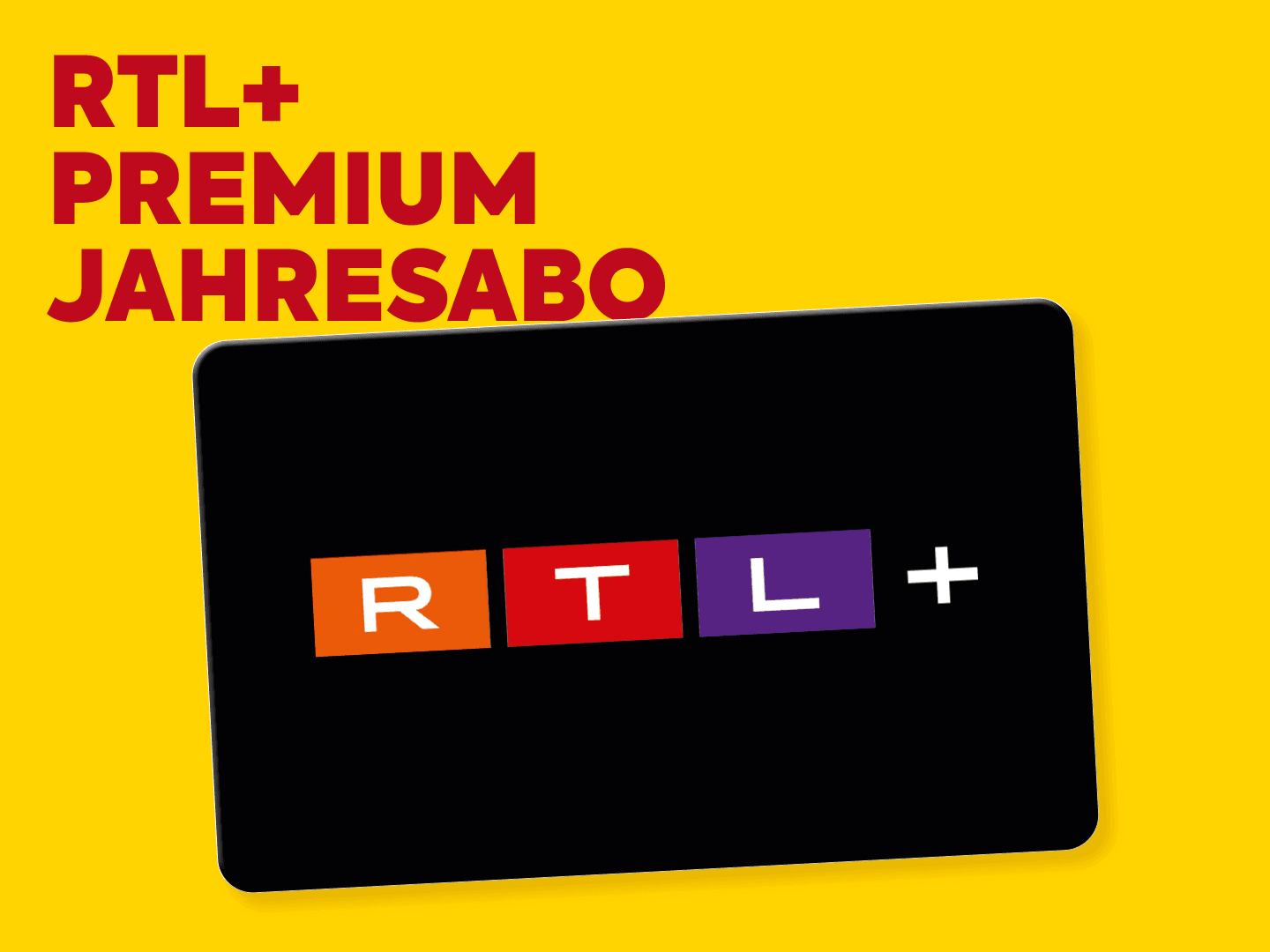 RTL+ Premium Jahresabonnement Belohnungsbanner